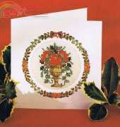 Flowers for Christmas Card - From Cross Stitch Collection 1995