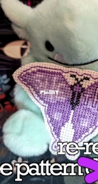 The Cozy DH Stitchery - Pride Pronoun Updated Moths - Free