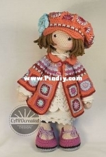 CAROcreated design - Carola Herbst - Doll Zoey - Spanish - Free