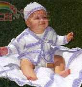 Lion Brand Yarns - Kimono Layette - Free