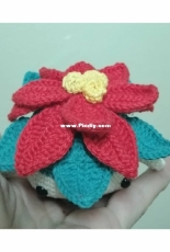 Lalylala Ornament Molly and Poinsettia Percy