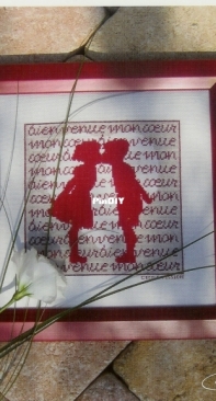 Bonheur des Dames BDD 2261 Bienvenue dans mon Coeur by Cecile Vessiere XSD