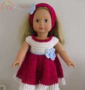 Petite Creative Designs -Dress for 18 inch doll - Free