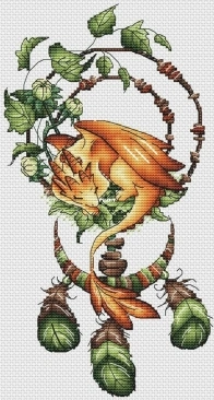 SA-Stitch - Sleeping Gold Dragon by Alexandra Zamorina