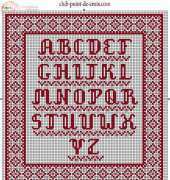 Club Point de Croix - Scarlet ABCs