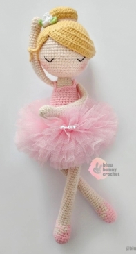 Bluu Bunny Crochet - Renata Volent - Ballerina Jennie - English - German - Portuguese