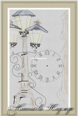 Lamps with a Clock by Nadezhda Mashtakova