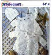 Stylecraft 4418 - Baby Layette in 4Ply