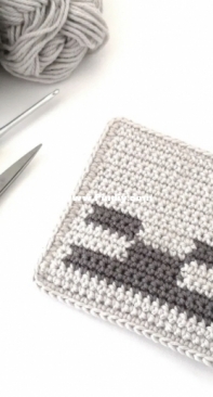 Stitch by Fay - Fay Lyth -  Minecraft Skeleton  Coaster  Pattern - Free