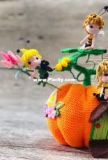 pumpkin Butterflies and bees