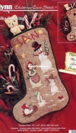 Janlynn 02-443 SnoFolks Stocking