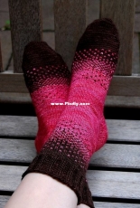 There & Back Again Socks by Dawn Cottone