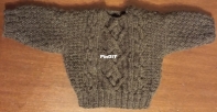 Cashmere baby sweater