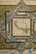 Green lace mandala III