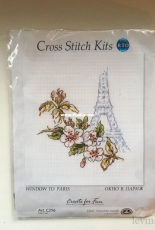 RTO Cross Stitch Kits C256 - Window To Paris