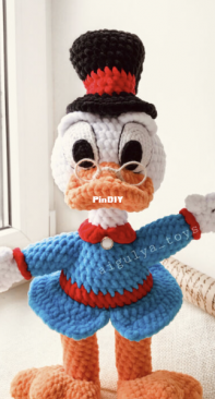 Aigulya Toys - Aigul Nisafutdinova - Айгуль Нисафутдинова - Scrooge Mac Duck - Скрудж Мак Дака - Russian