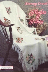 Stoney Creek Collection Book 314 Flights of Fancy + Afghan 1990 XSD
