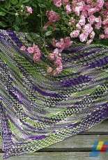 Fiddle Knits-The Wonderland Collection-Were All Mad Here Shawl by Erica Jackofsky