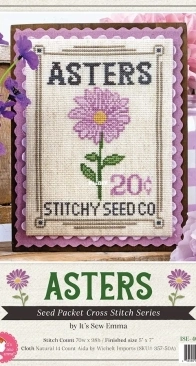 It's Sew Emma ISE-4080 Asters - xsd