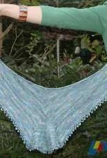 Shelldrake Neckerchief or Shawlette by Merrian Holland-Free