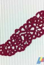 my version of tatu bracialet made needle tatting