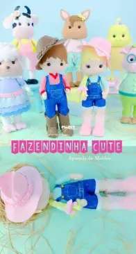 Vanessa Penedo- Mimos em Feltro -  Cute Farm - Fazendinha Cute - Portuguese