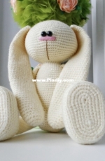 Knittoypatterns - Natalya Solovjeva - Natalia Solovieva - Rabbit mila