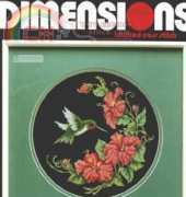 Dimensions 341/3716 Hummingbird and Hibiscus
