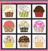 Fat Cat Patterns (Sindy Rodenmayer)- Cupcakes
