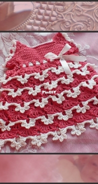 Crochet Garden - Lisa Naskrent - Daisy Bell Dress and Headband