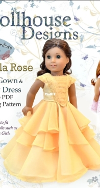 Dollhouse Designs - Bella Rose - 18"
