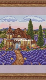 Ameli Stitch -  Sunrise in the Lavender Valley by Anna Smith/Kuznetsova