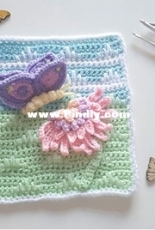 Cute Crochet Makes - Lisa Hooper - 3D Butterfly Square - Free