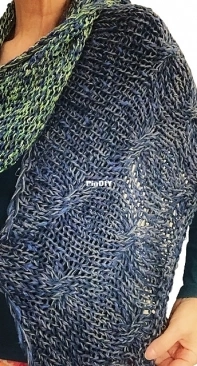 Drama Queen shawl by Petra Breakstone