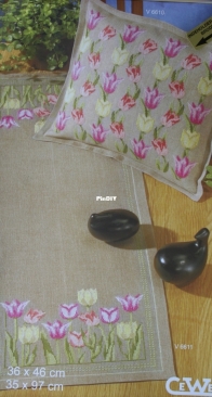 CeWeC V 6611 Spring table runner XSD
