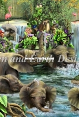 HAED HAEMATMINI 125 Mini Baby Elephant Pool by Mary Thompson