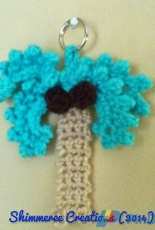 Shimmeree Creations - Jenn Mulherin - Palm Tree keychain - Free