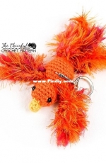 The Cheerful Chameleon - Charlyn Smith - Phoenix Keychain