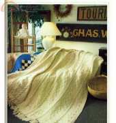 Fisherman Knit Afghan