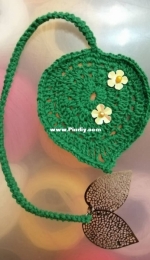 Crochet Leaf Bookmark