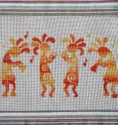 Les Musiciens - Kokopelli in Orange