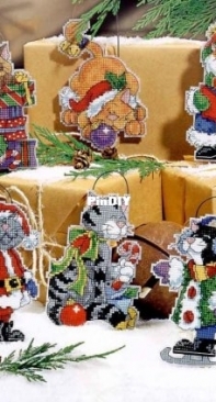Dimensions 339 - Christmas Kitties