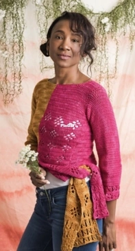Skeinsnsticks Designs - Arica Presinal - Dahlia Top