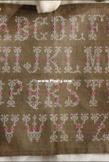 Abécédaire aux Roses from Point de Croix Magazine-HS Thematique No.57 XSD