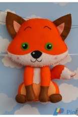 Rukodelion Fox Felt Pattern Russian