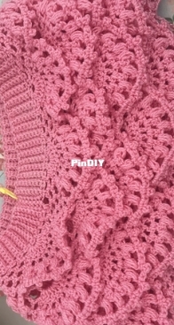Kids crochet skirt