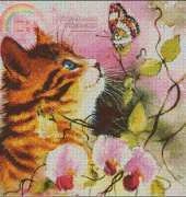 HAUKUN A066 Cat & Butterfly xsd