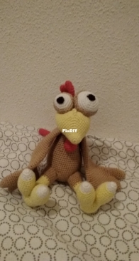 Crochet rooster