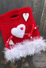Maca Style - Mini bag with 3D heart - German - Free