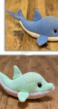Kat Knit Toys - Ekaterina Litvinova - Amo the Dolphin